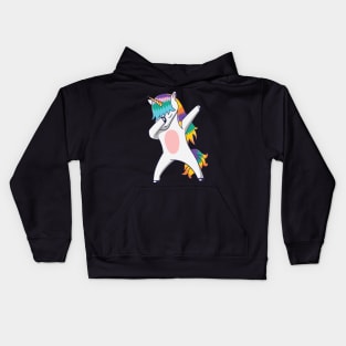 Dabbing Unicorn Kids Hoodie